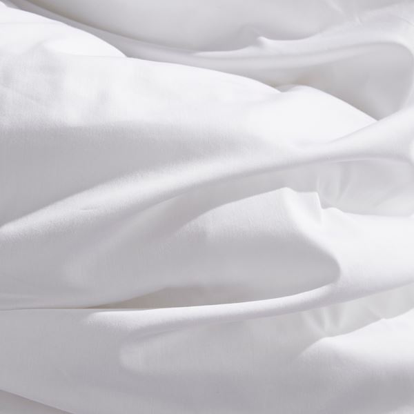 Silk Indulgence Bed Sheet - White